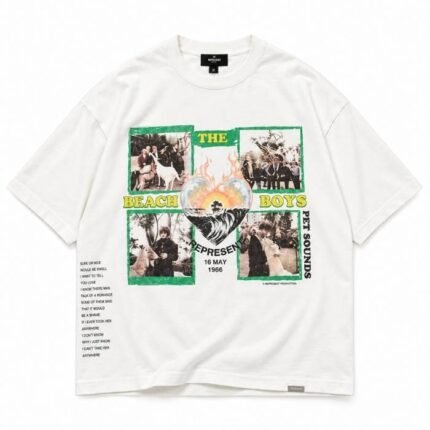 Represent White T-Shirt front view