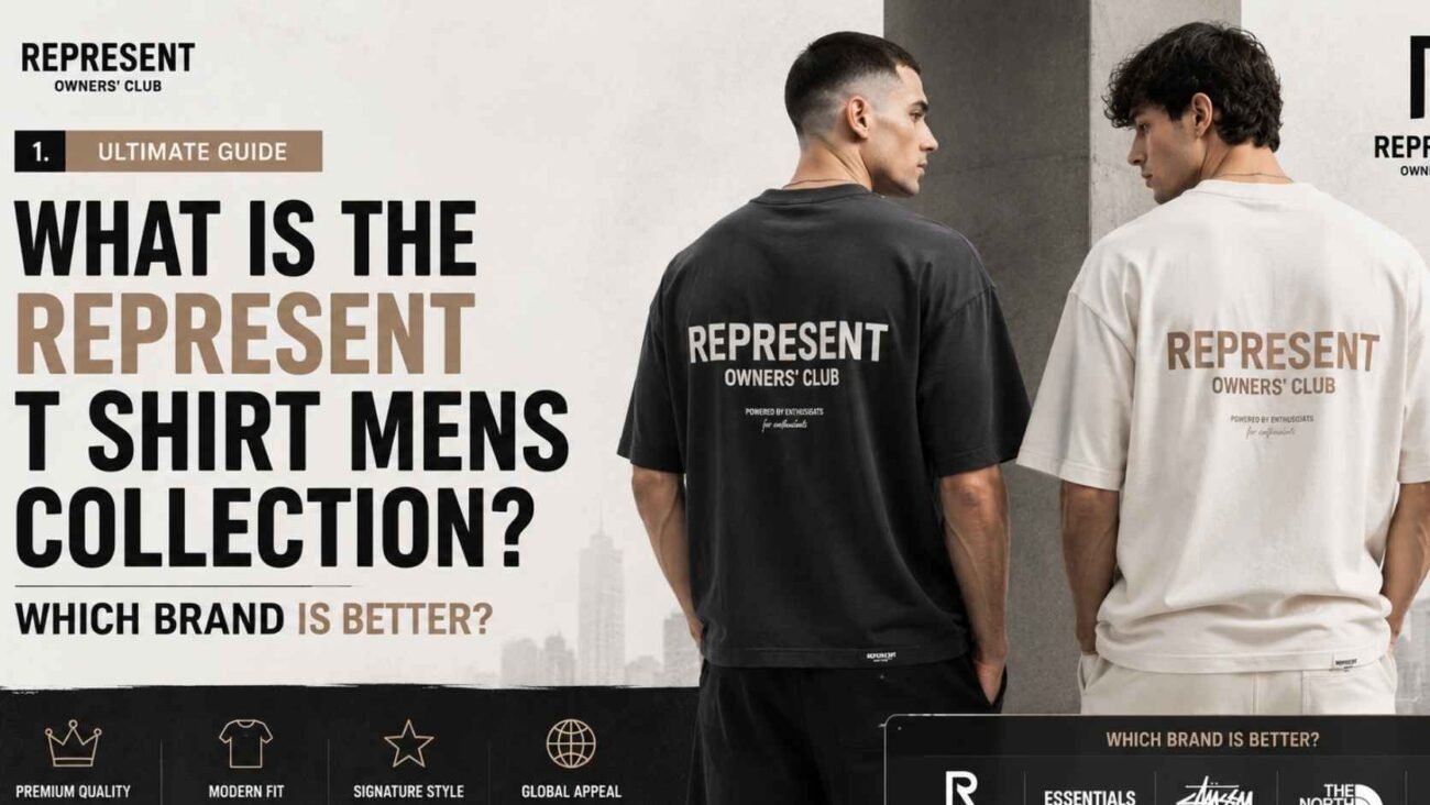 Represent T Shirt Mens collection featuring modern UK streetwear styles