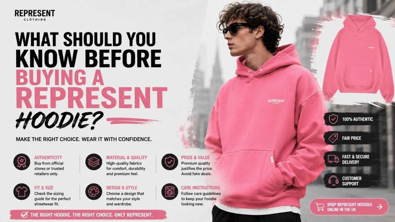 What to know before buying a Represent hoodie online in the UK
