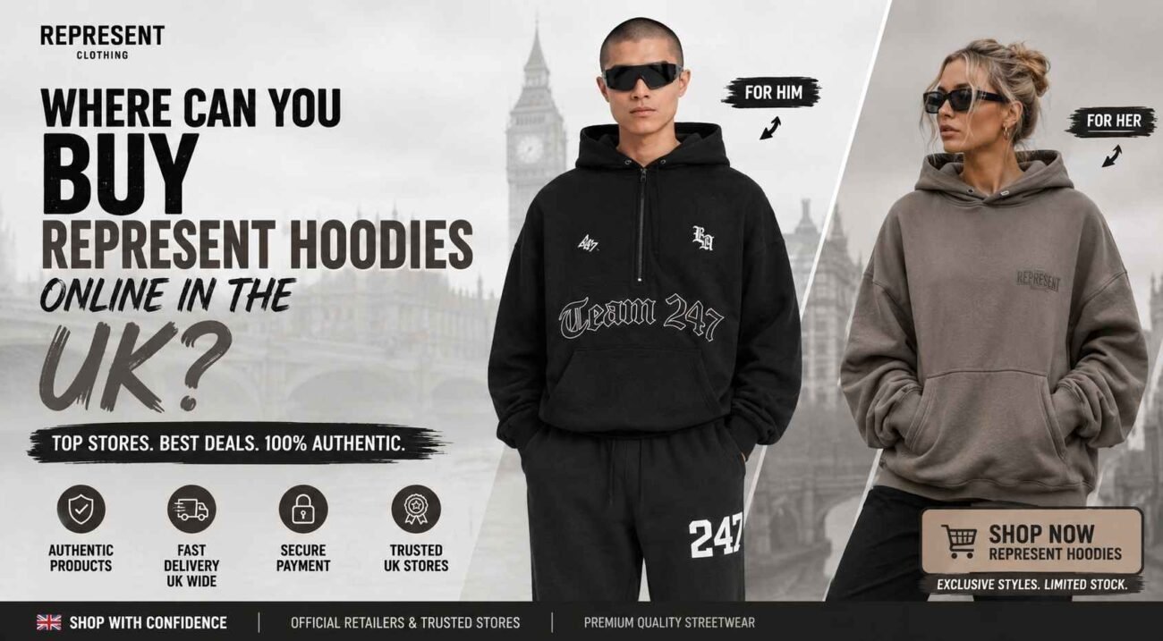 Represent hoodies available to buy online in the UK