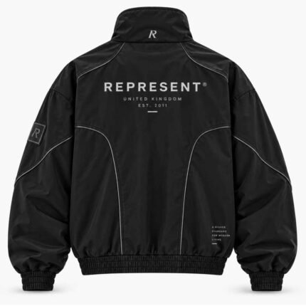 Black Represent Jacket back view