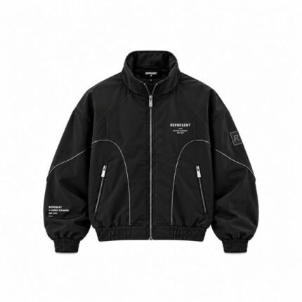 Black Represent Jacket front view