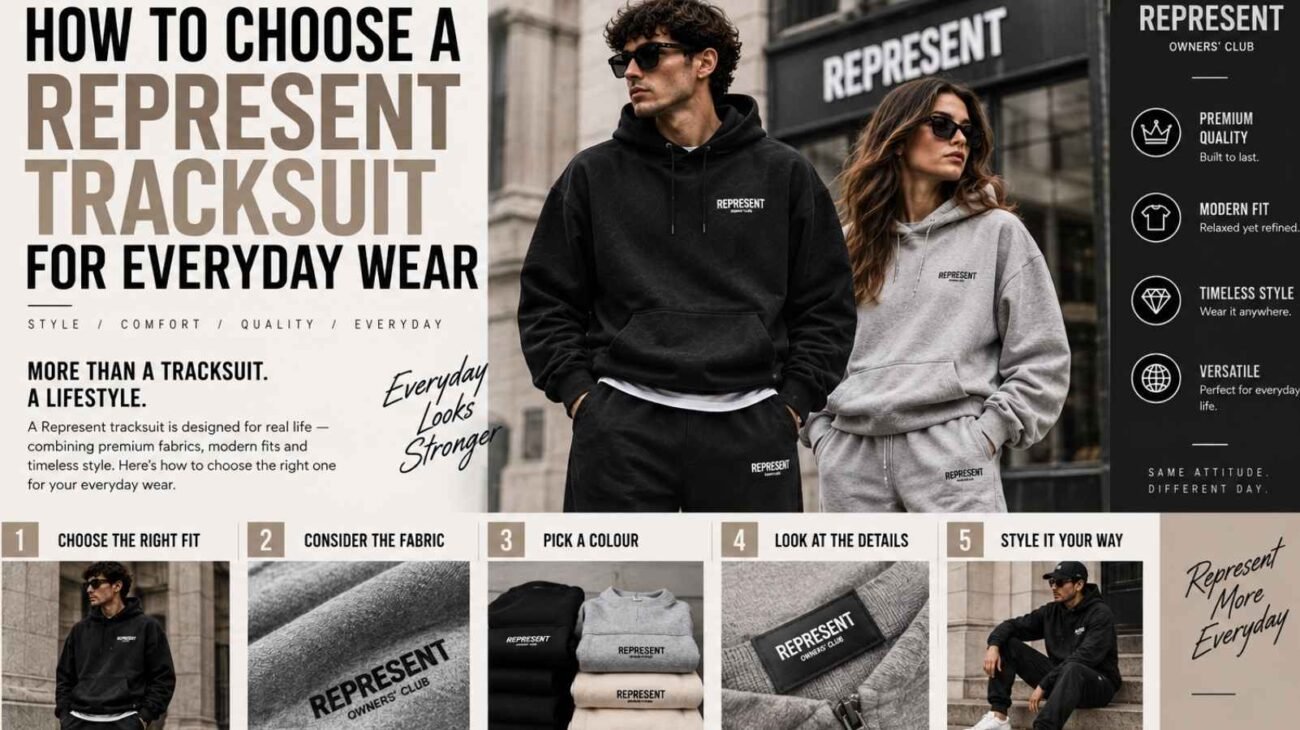 Represent Tracksuit for everyday wear with a modern streetwear fit