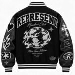 Represent Baseball Jacket back view