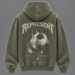 Represent Bullterrier Hoodie back view