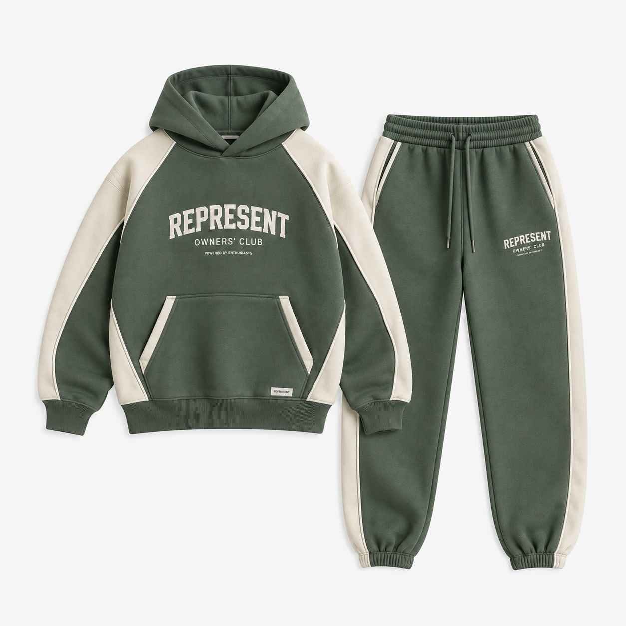 Represent Clothing Tracksuit Front View Represent Clothing Tracksuit front view
