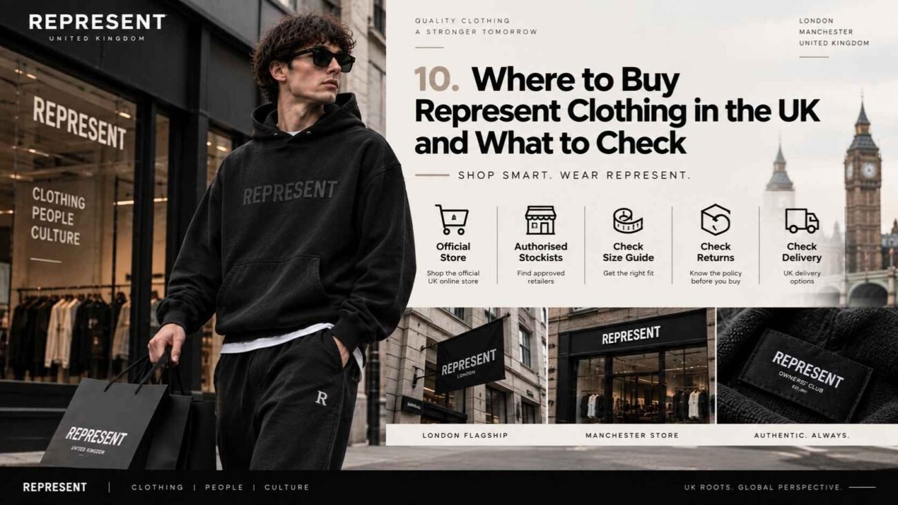 Where to buy Represent Clothing in the UK