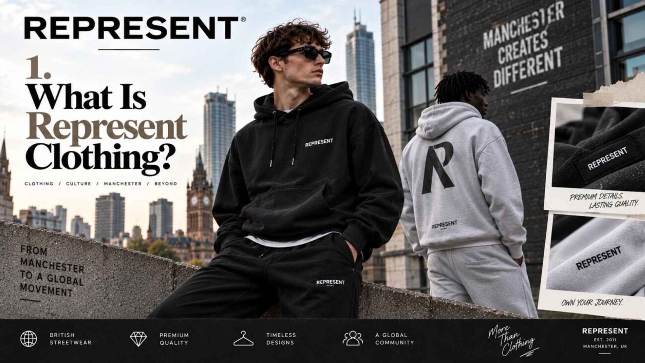 What is Represent Clothing British streetwear