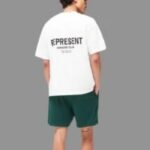 Represent Dark Green Shorts back side