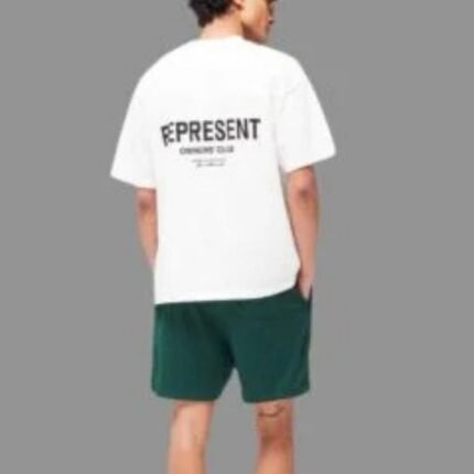 Represent Dark Green Shorts back side