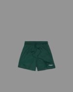 Represent Dark Green Shorts front view