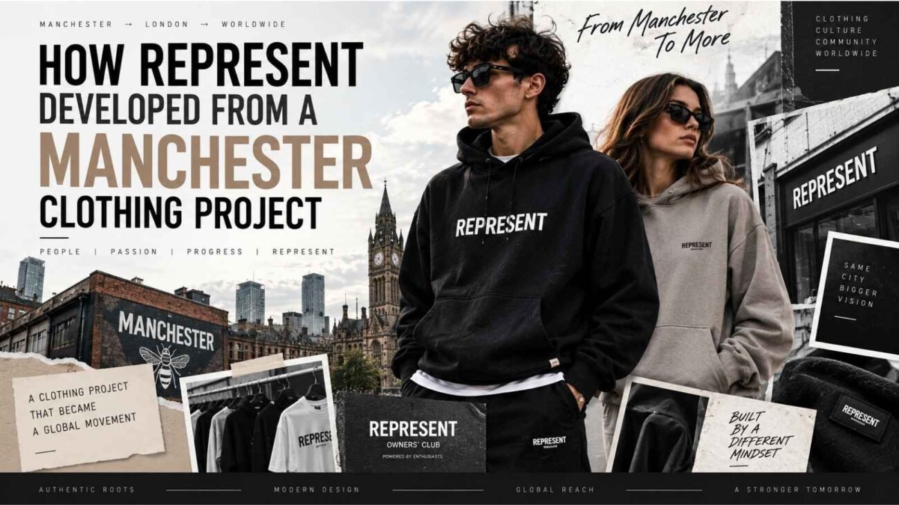 Represent developed from a Manchester clothing project into a British streetwear brand