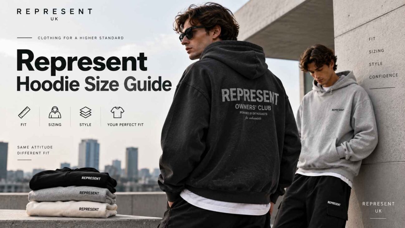 Represent Hoodie Size Guide: Fit, Sizing & Are Represent Hoodies Oversized? 3 Represent Hoodie Size Guide for fit and sizing