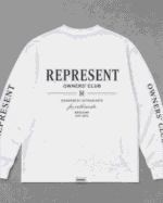 Represent Long Sleeved T-Shirts Men back view