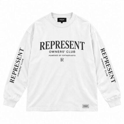 Represent Long Sleeved T-Shirts Men front view