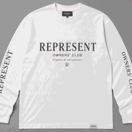 Represent Long Sleeved T-Shirts Men front view