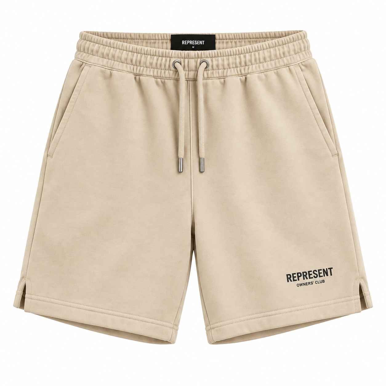 Represent Men's Shorts Beige Front Represent Men's Shorts beige front view