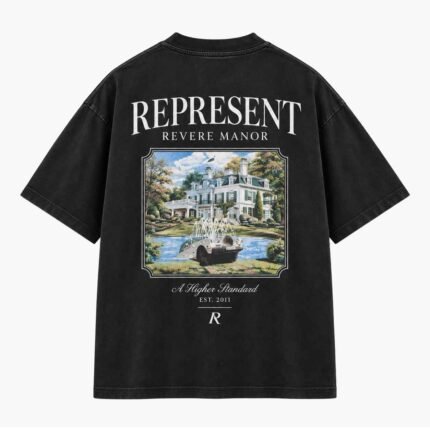 Represent Revere Manor T Shirt back view