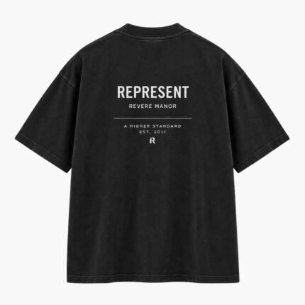 Represent Revere Manor T Shirt front view