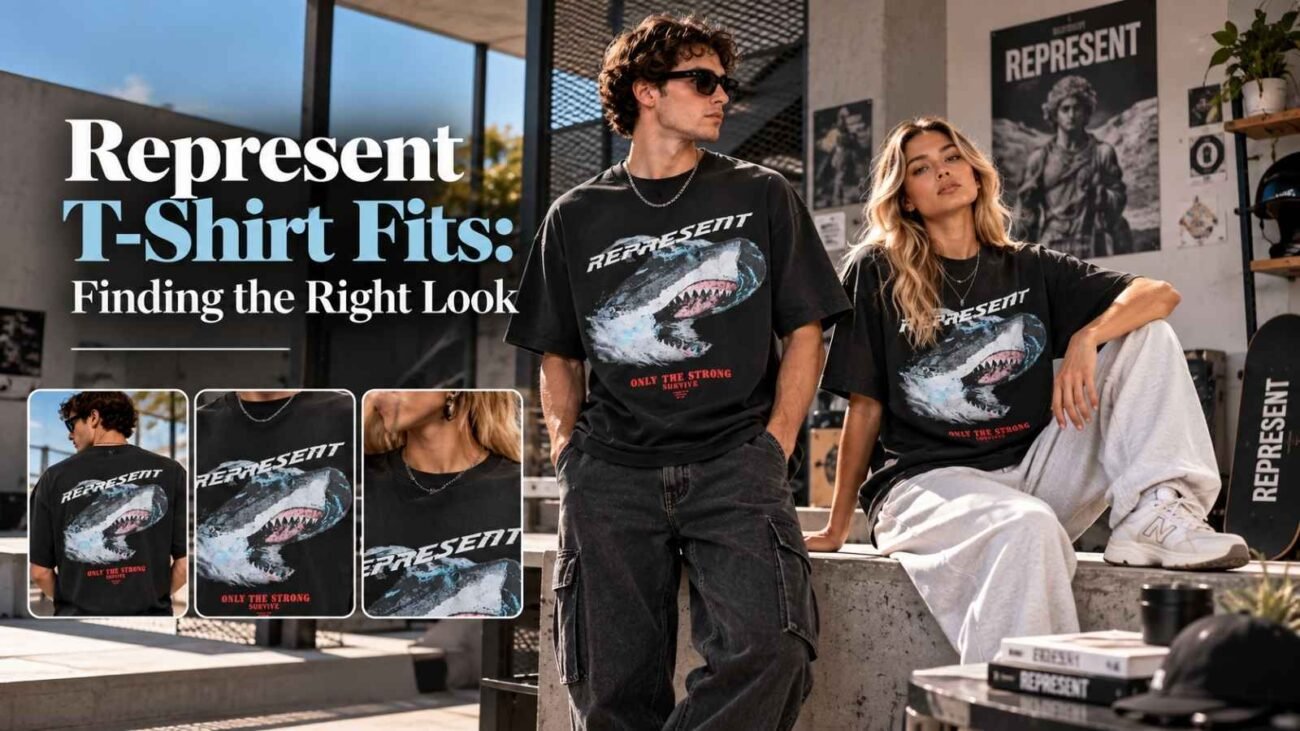 Represent T-Shirts: The Ultimate UK Guide to Styles, Fits & Streetwear Fashion 3 Represent T-Shirt fits for finding the right look