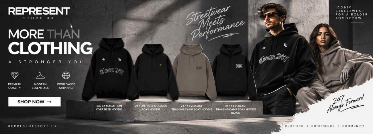 represent store banner
