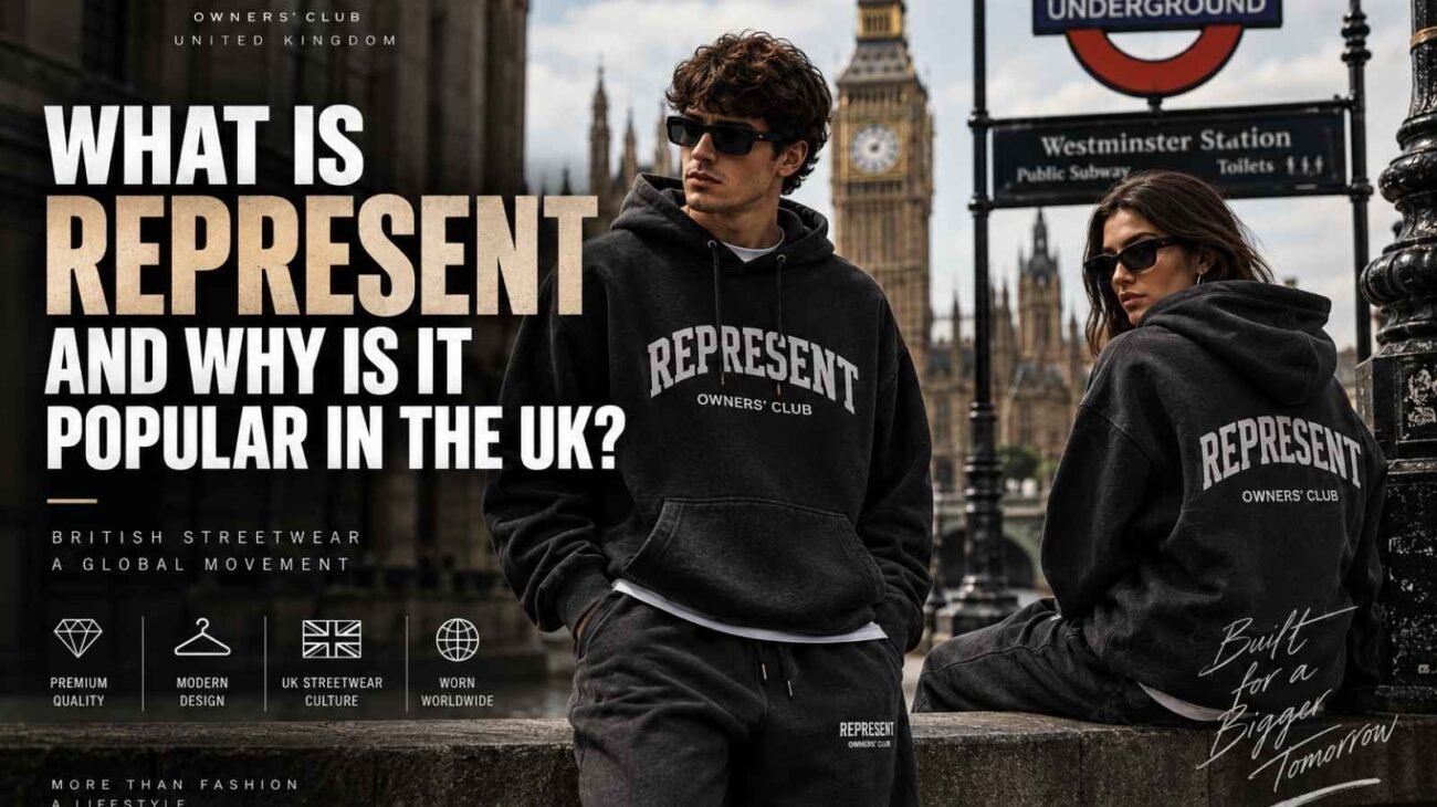Represent British streetwear brand and popular clothing in the UK