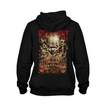Represent X Halloween Depot Collab Heavyweight Hoodie [BLACK] LIMITED EDITION Back
