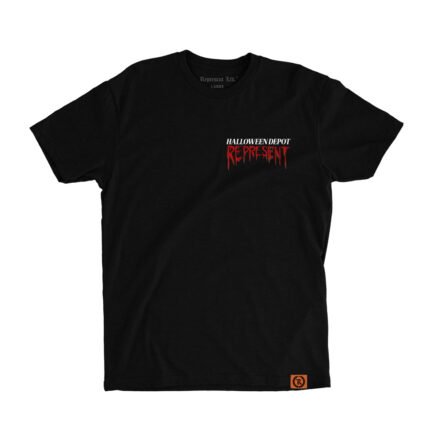 Represent X Halloween Depot Collab Signature Tee [BLACK] LIMITED EDITION Front