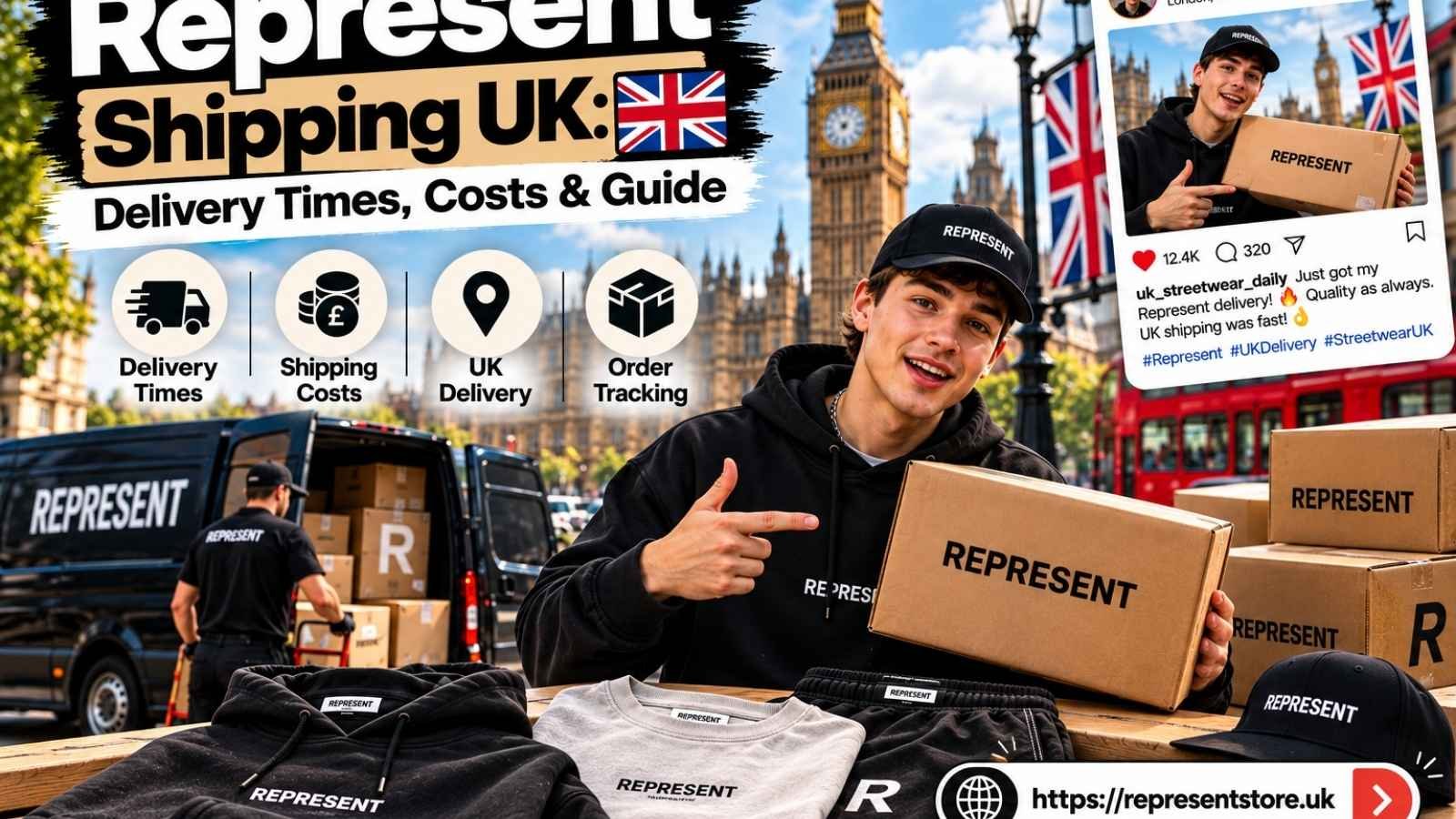 Represent Shipping UK delivery times, costs and tracking guide